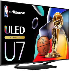 Téléviseur Hisense 65" Smart Class U7 Series Mini-LED QLED 4K 65U7N + Récepteur intégré