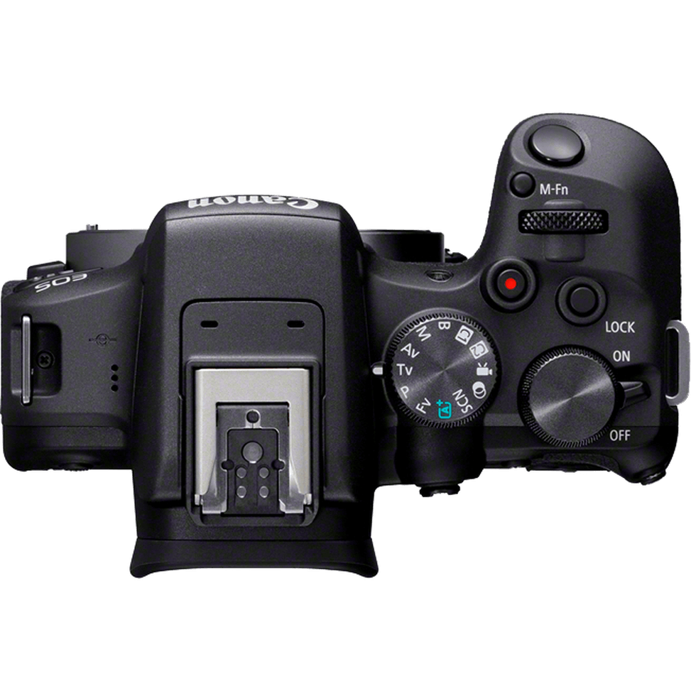 Appareil photo hybride Canon EOS R10 + objectif RF-S 55-210mm + objectif RF-S 18-45mm + carte SD + batterie supplémentaire — image 3