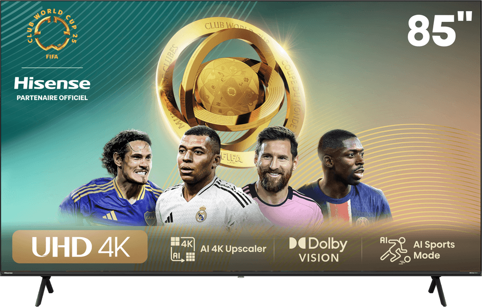 Hisense 85'' Smart UHD 4K 85A6N TV + Built-in DTT Receiver — image 1