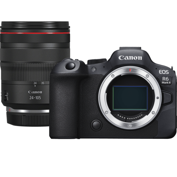 Appareil photo hybride Canon EOS R6 Mark II et objectif RF 24-105mm F4L IS USM