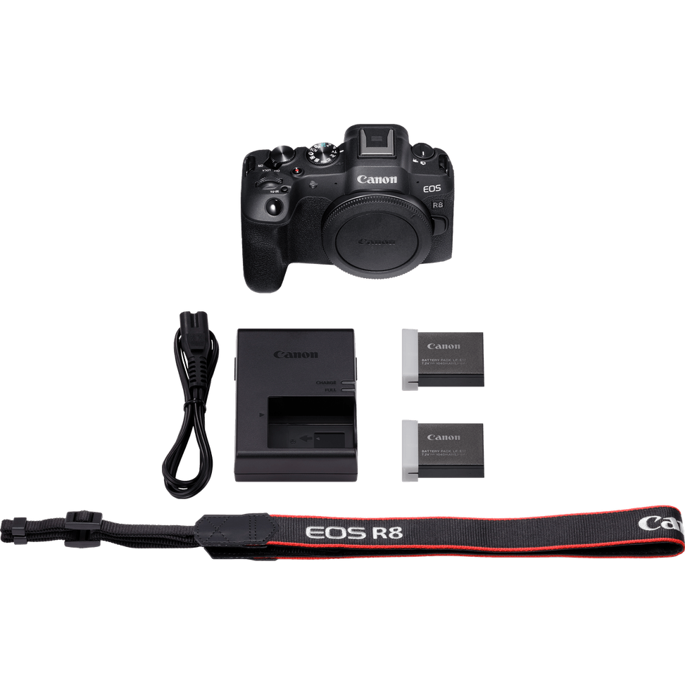 Appareil photo hybride Canon EOS R8 + batterie de rechange — image 5