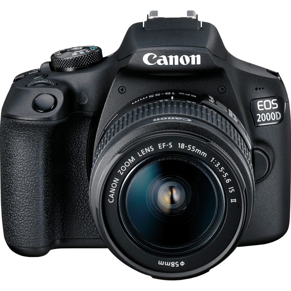Appareil photo Canon EOS 2000D + objectif 18-55 IS II + batterie LP-E10 — image 2