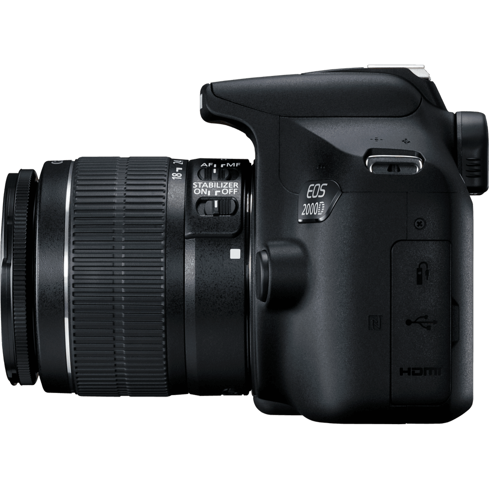 Appareil photo Canon EOS 2000D + objectif 18-55 IS II + batterie LP-E10 — image 4
