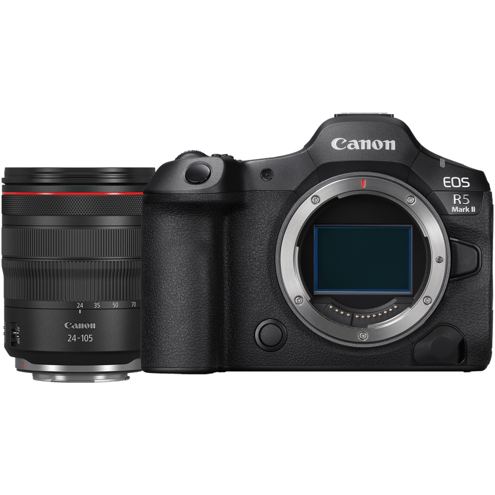 Appareil photo hybride Canon EOS R5 Mark II et objectif RF 24-105mm F4L IS USM — image 1