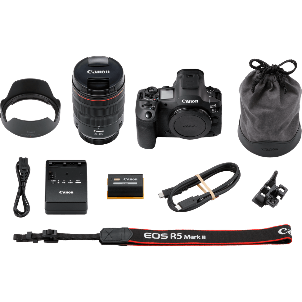 Appareil photo hybride Canon EOS R5 Mark II et objectif RF 24-105mm F4L IS USM — image 5