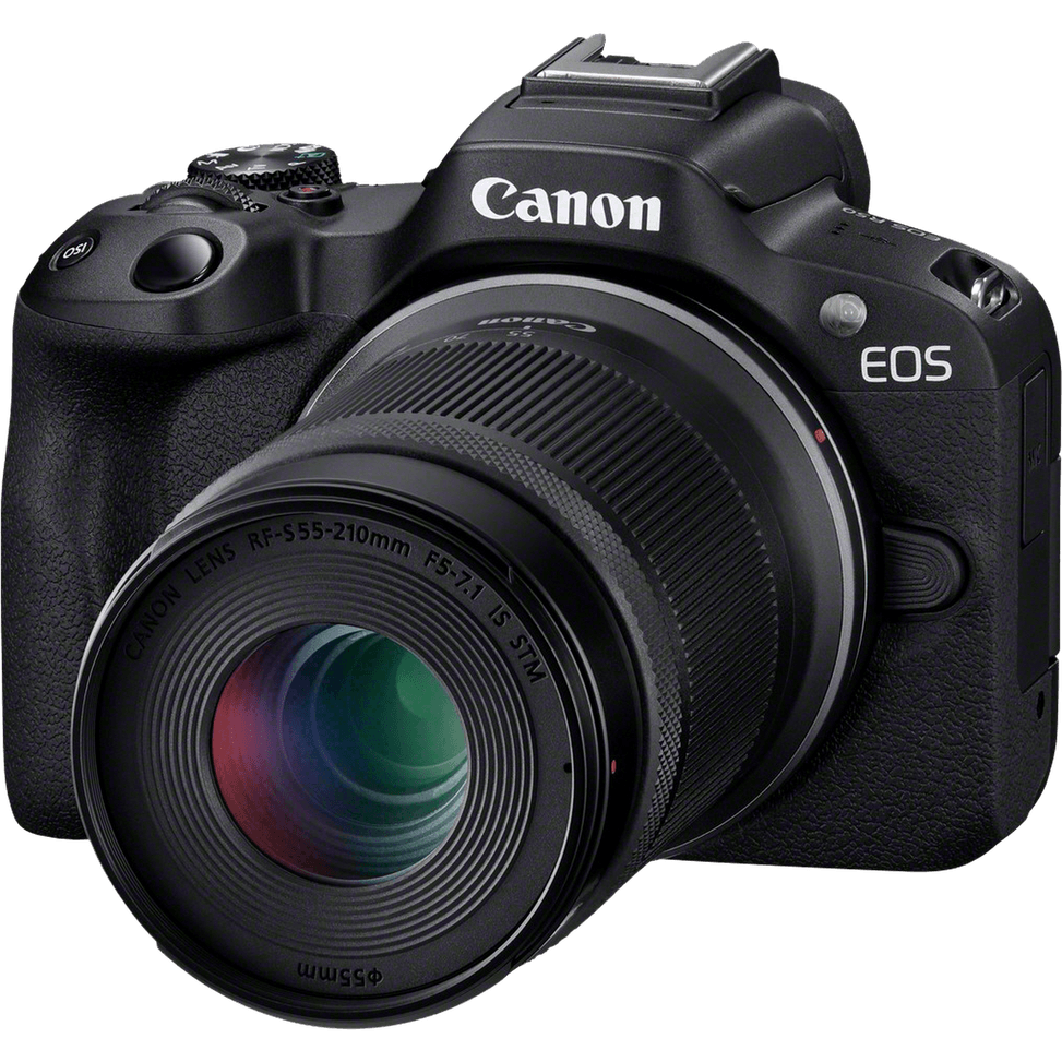 Appareil photo hybride Canon EOS R50, noir + objectif RF-S 18-45mm F4.5-6.3 IS STM + sac à dos + carte SD + batterie supplémenta — image 2