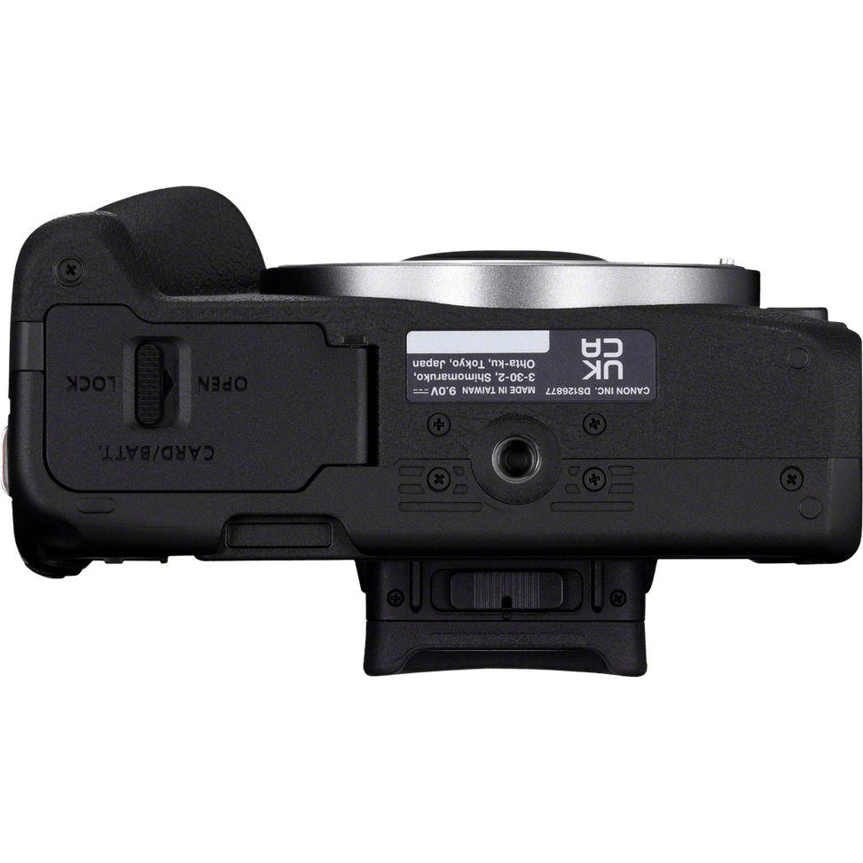 Appareil photo hybride Canon EOS R50, noir + objectif RF-S 18-45mm F4.5-6.3 IS STM + sac à dos + carte SD + batterie supplémenta — image 6