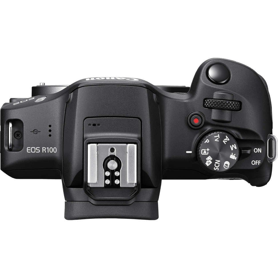 Appareil photo hybride Canon EOS R100 + objectif RF-S 18-45mm IS STM + objectif RF-S 55-210mm IS STM — image 6