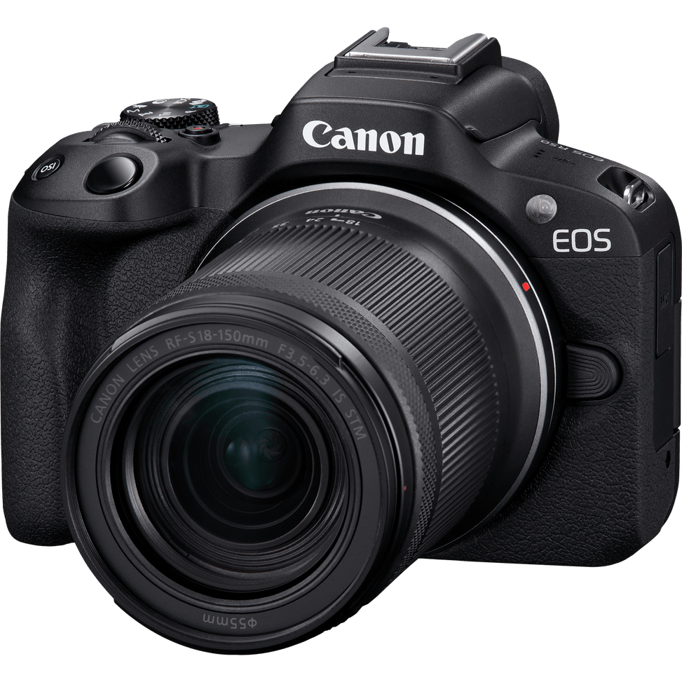 Appareil photo hybride Canon EOS R50, noir + objectif RF-S 18-150 mm F3.5-6.3 IS STM — image 3