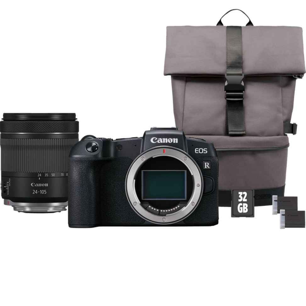 Appareil photo Canon EOS RP + objectif RF 24-105mm IS STM + sac à dos + carte SD + batterie de rechange — image 3