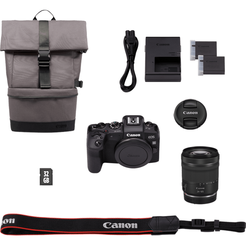 Appareil photo Canon EOS RP + objectif RF 24-105mm IS STM + sac à dos + carte SD + batterie de rechange — image 12