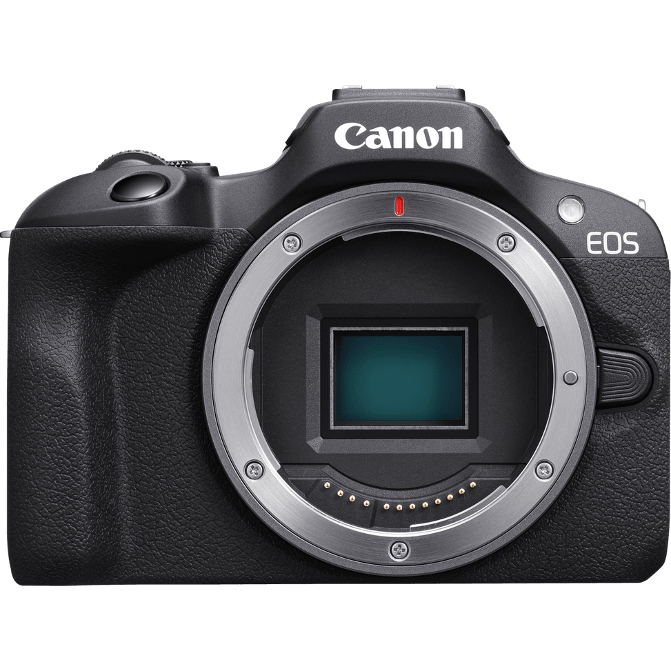Appareil photo hybride Canon EOS R100 + RF-S 18-45mm F4.5-6.3 IS STM + sac à dos + carte SD — image 2