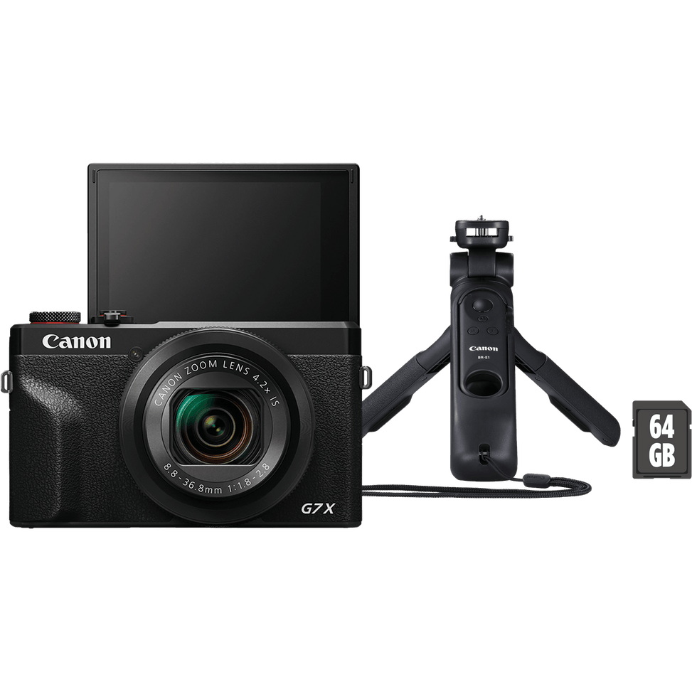 Kit de vlogging Canon Premium PowerShot G7 X Mark III, noir — image 1