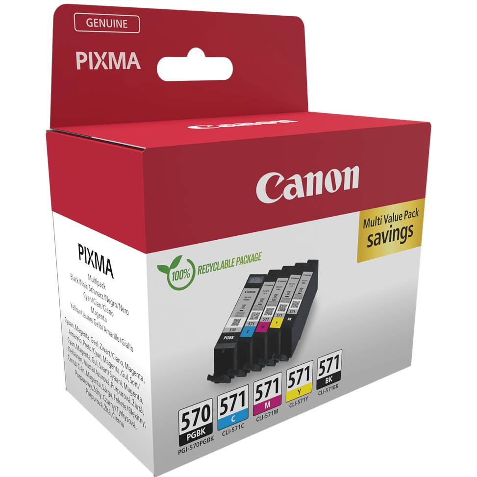 Multipack de cartouches d'encre Canon PGI-570BK / CLI-571 BK/C/M/Y — image 2