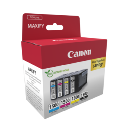 Multipack de cartouches d'encre Canon PGI-1500 BK/C/M/Y