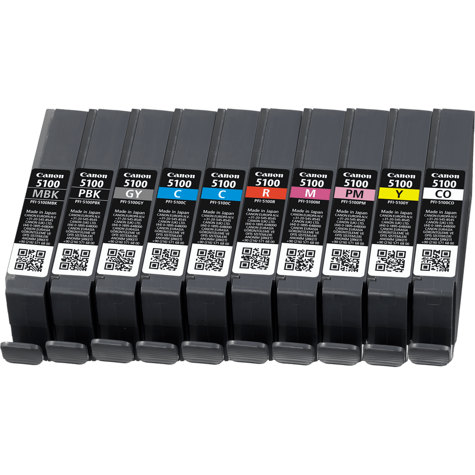 Cartouche d'encre noir mat Canon PFI-5100MBK — image 4