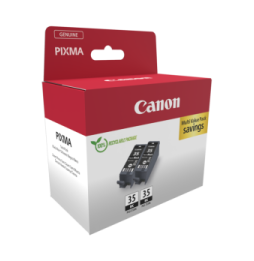 Pack de 2 cartouches d'encre noire Canon PGI-35BK