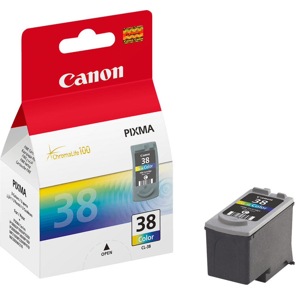 Cartouche d'encre couleur Canon CL-38 C/M/Y — image 1