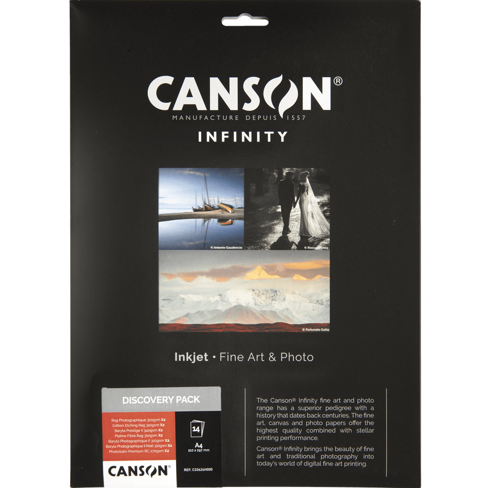 Pack Découverte Canson® Infinity, A4, 14 feuilles — image 1