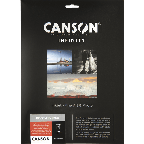 Pack Découverte Canson® Infinity, A4, 14 feuilles