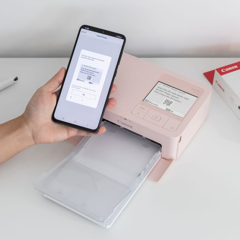 Imprimante photo portable couleur Canon SELPHY CP1500 - Rose — image 9