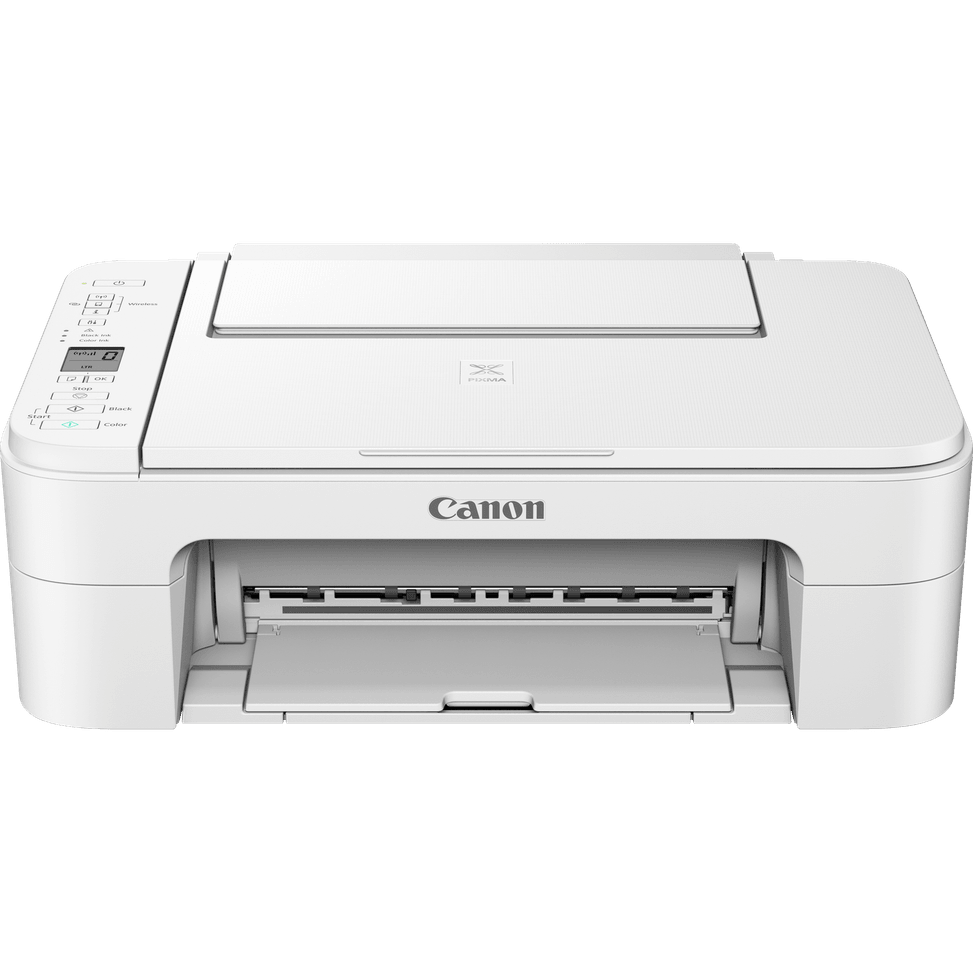 Imprimante jet d'encre Canon PIXMA TS3351 blanche — image 1