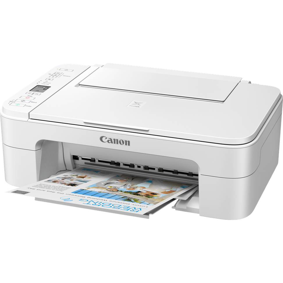 Imprimante jet d'encre Canon PIXMA TS3351 blanche — image 4