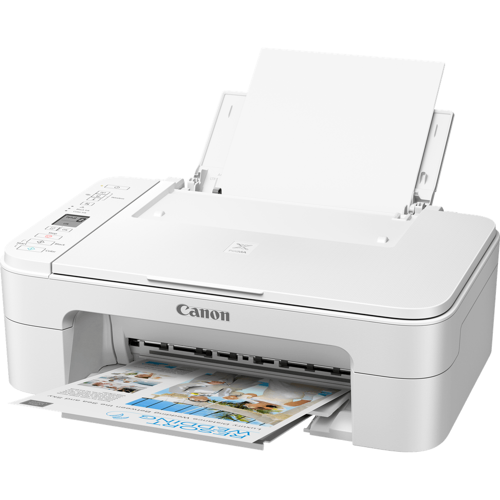 Imprimante jet d'encre Canon PIXMA TS3351 blanche — image 5