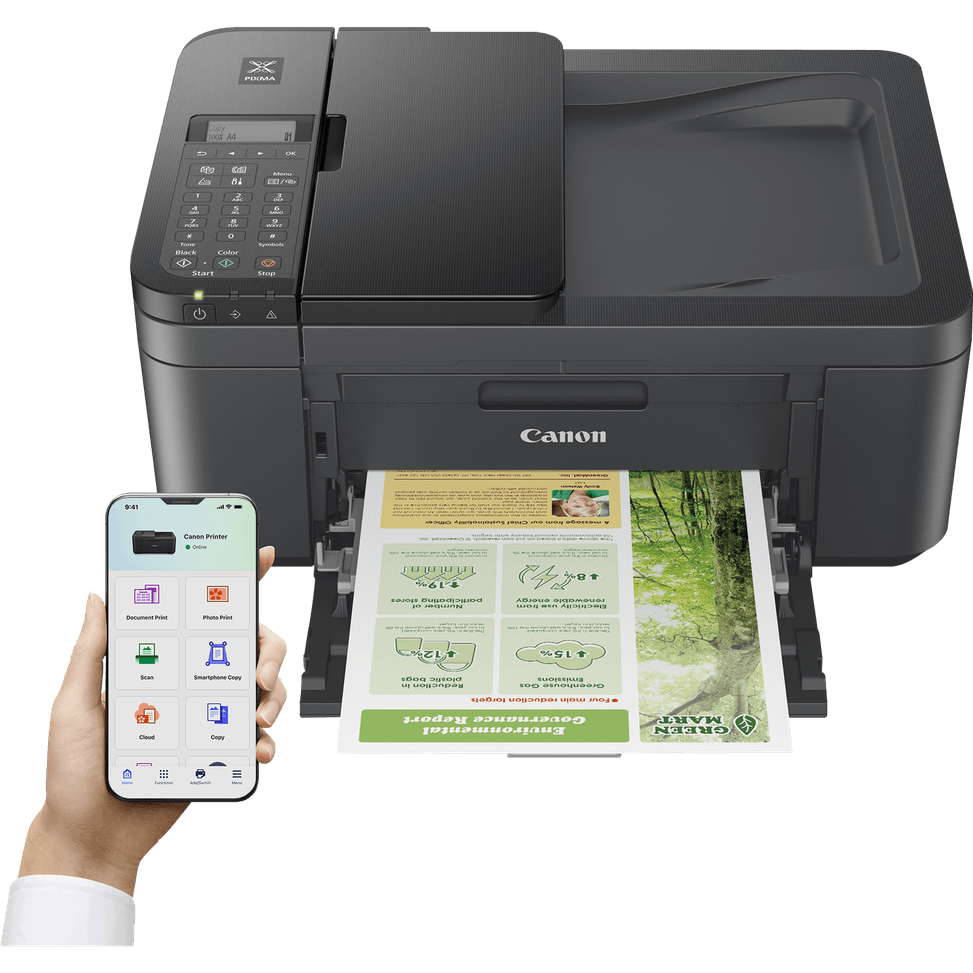 Imprimante multifonction Wi-Fi Canon PIXMA TR4755i, noire — image 3