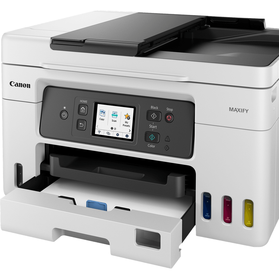 Imprimante jet d'encre MegaTank multifonction rechargeable couleur Wi-Fi Canon MAXIFY GX4050 — image 6