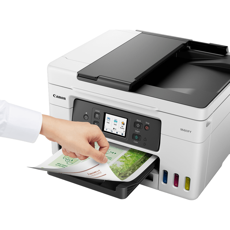 Imprimante jet d'encre MegaTank multifonction rechargeable couleur Wi-Fi Canon MAXIFY GX4050 — image 10