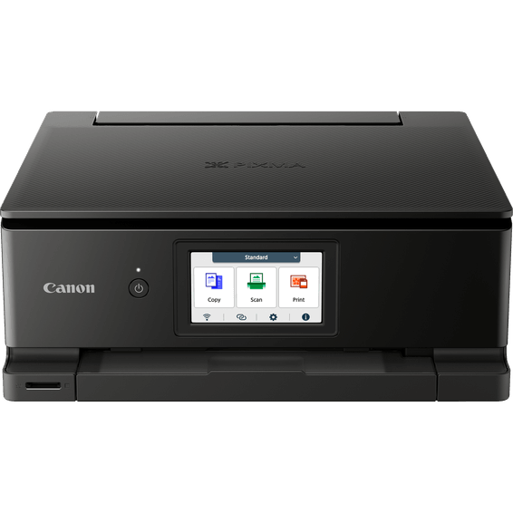 Imprimante photo jet d'encre couleur multifonction Wi-Fi Canon PIXMA TS8750, noire