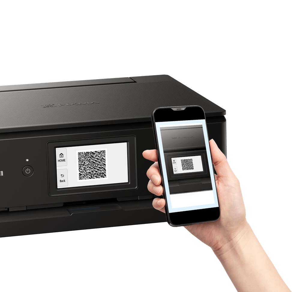 Imprimante photo jet d'encre couleur multifonction Wi-Fi Canon PIXMA TS8750, noire — image 4
