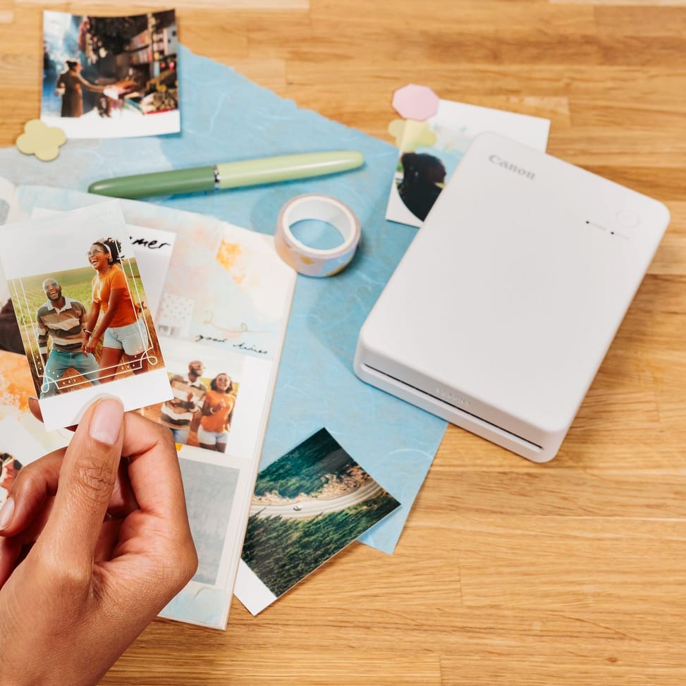 Imprimante photo couleur portable sans fil Canon SELPHY QX20, Blanc sable — image 12