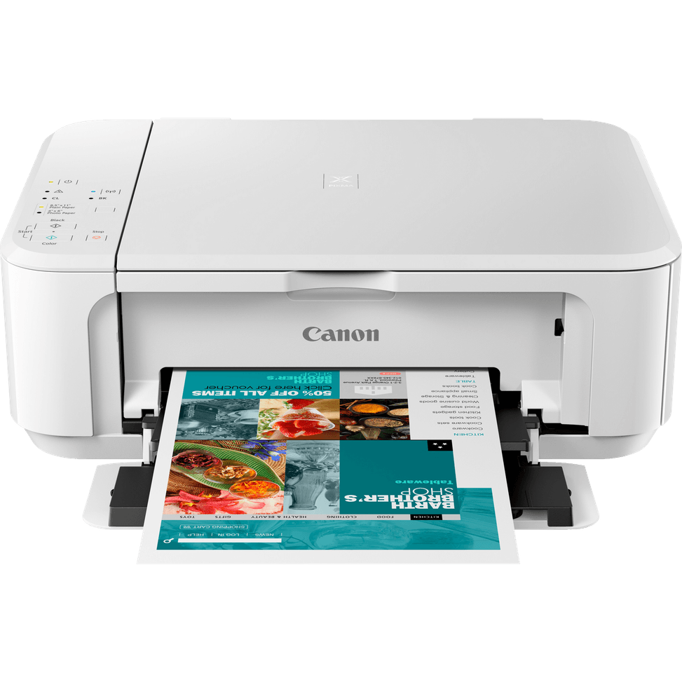 Imprimante jet d'encre multifonction Canon PIXMA MG3650S, Blanc — image 2