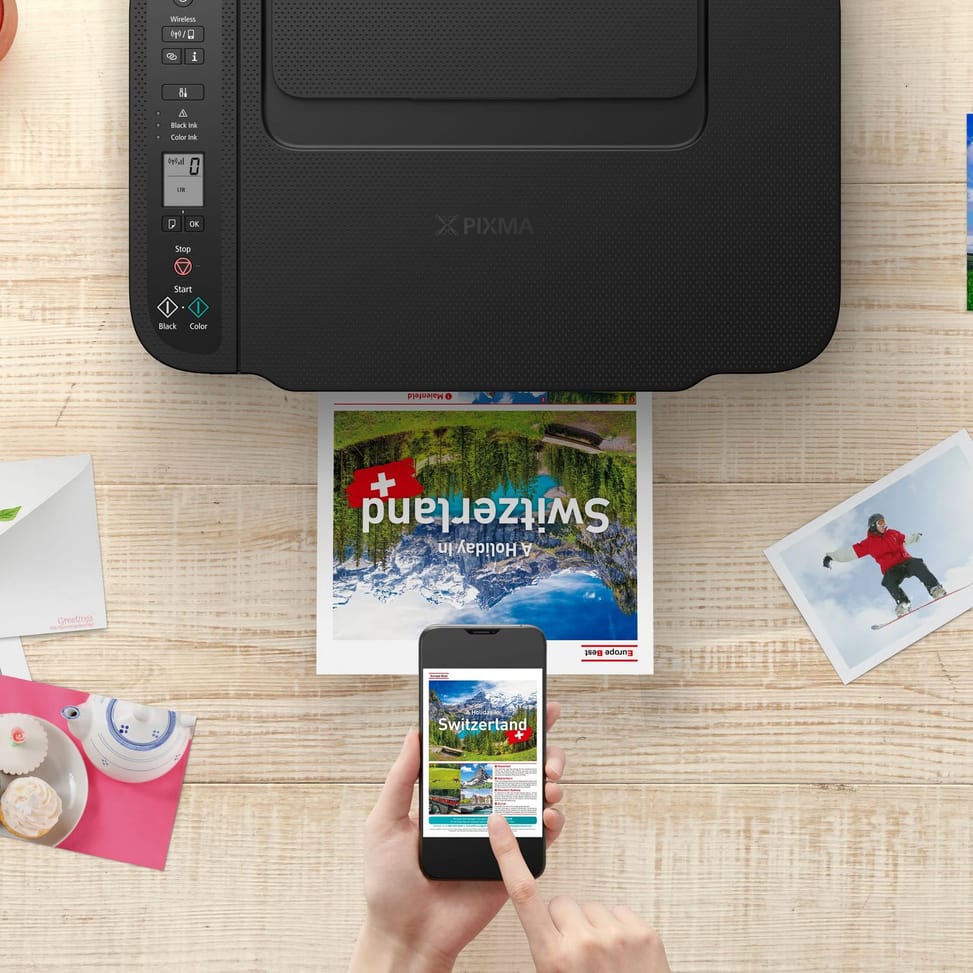 Imprimante multifonction Wi-Fi Canon PIXMA TS3750i, noire — image 7