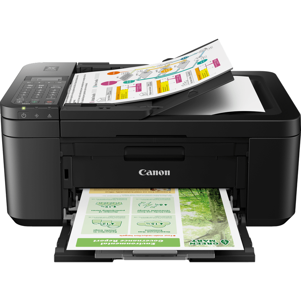 Imprimante photo jet d'encre couleur multifonctions sans fil Canon PIXMA TR4750i, noire — image 3
