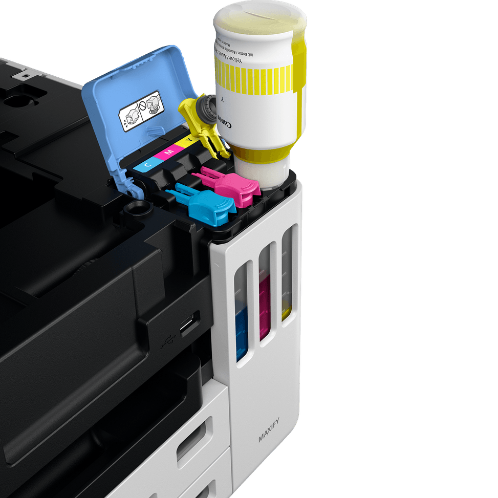 Imprimante jet d'encre MegaTank multifonction rechargeable couleur sans fil Canon MAXIFY GX7050 — image 9