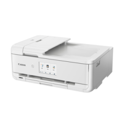 Imprimante photo jet d'encre couleur multifonction A3 sans fil Canon PIXMA TS9551Ca, blanc
