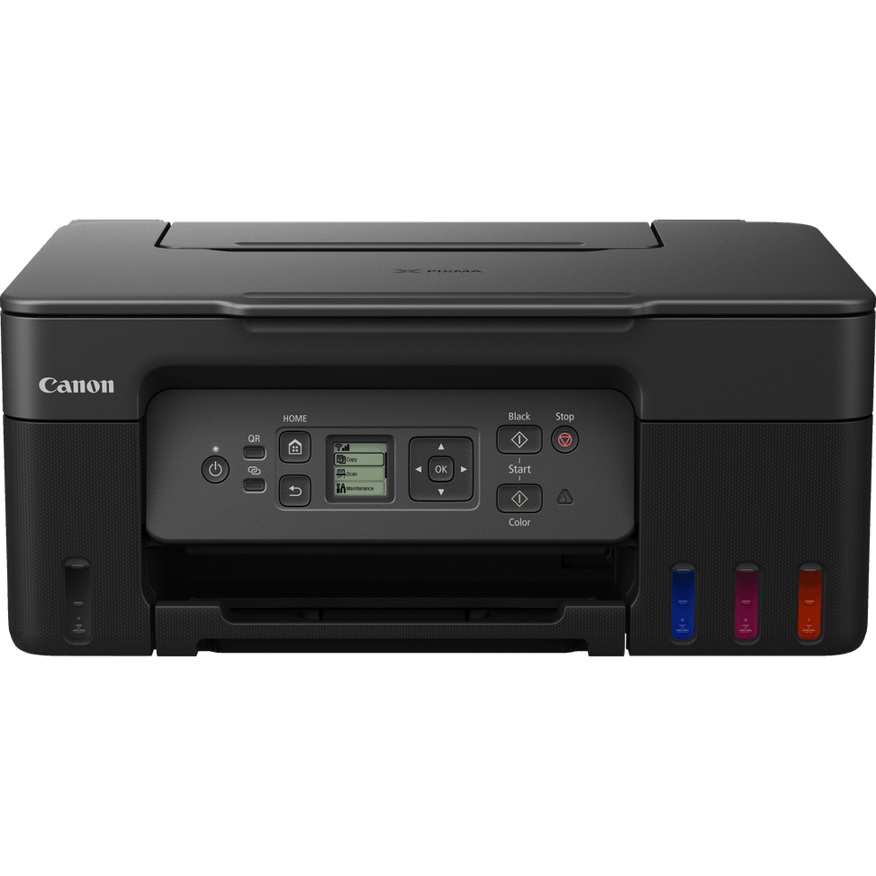 Imprimante MegaTank 3-en-1 rechargeable couleur Wi-Fi Canon PIXMA G3570, Noir — image 1