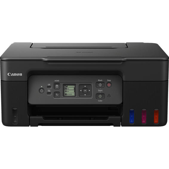 Imprimante MegaTank 3-en-1 rechargeable couleur Wi-Fi Canon PIXMA G3570, Noir