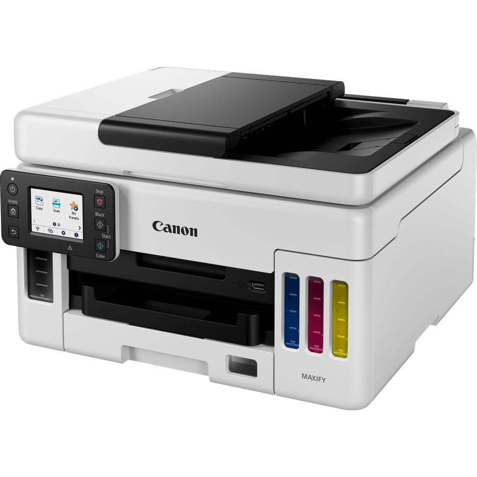 Imprimante jet d'encre MegaTank rechargeable 3-en-1 avec connexion sans fil Canon MAXIFY GX6050 — image 2