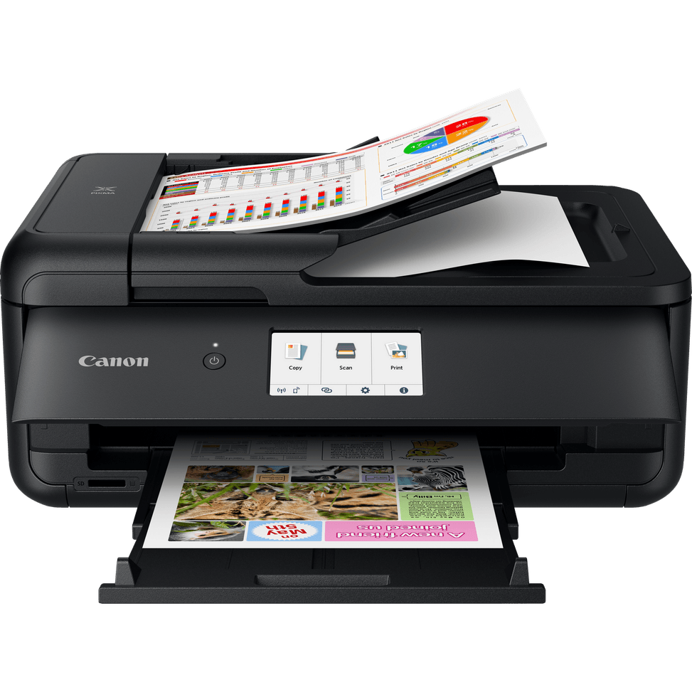 Imprimante photo jet d'encre couleur multifonction A3 sans fil Canon PIXMA TS9550a, noir — image 5