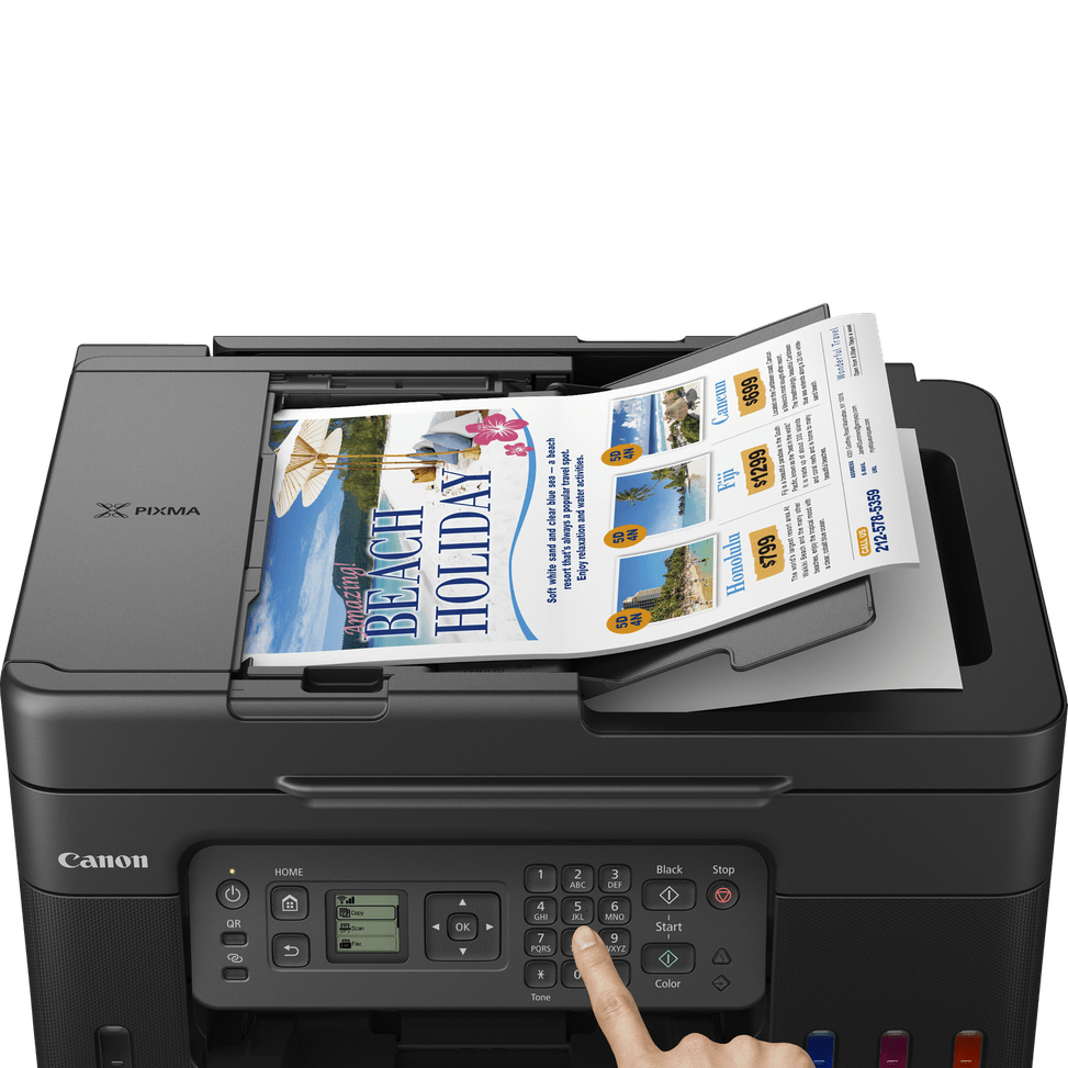 Imprimante jet d'encre MegaTank multifonction rechargeable couleur Wi-Fi Canon PIXMA G4570 — image 9