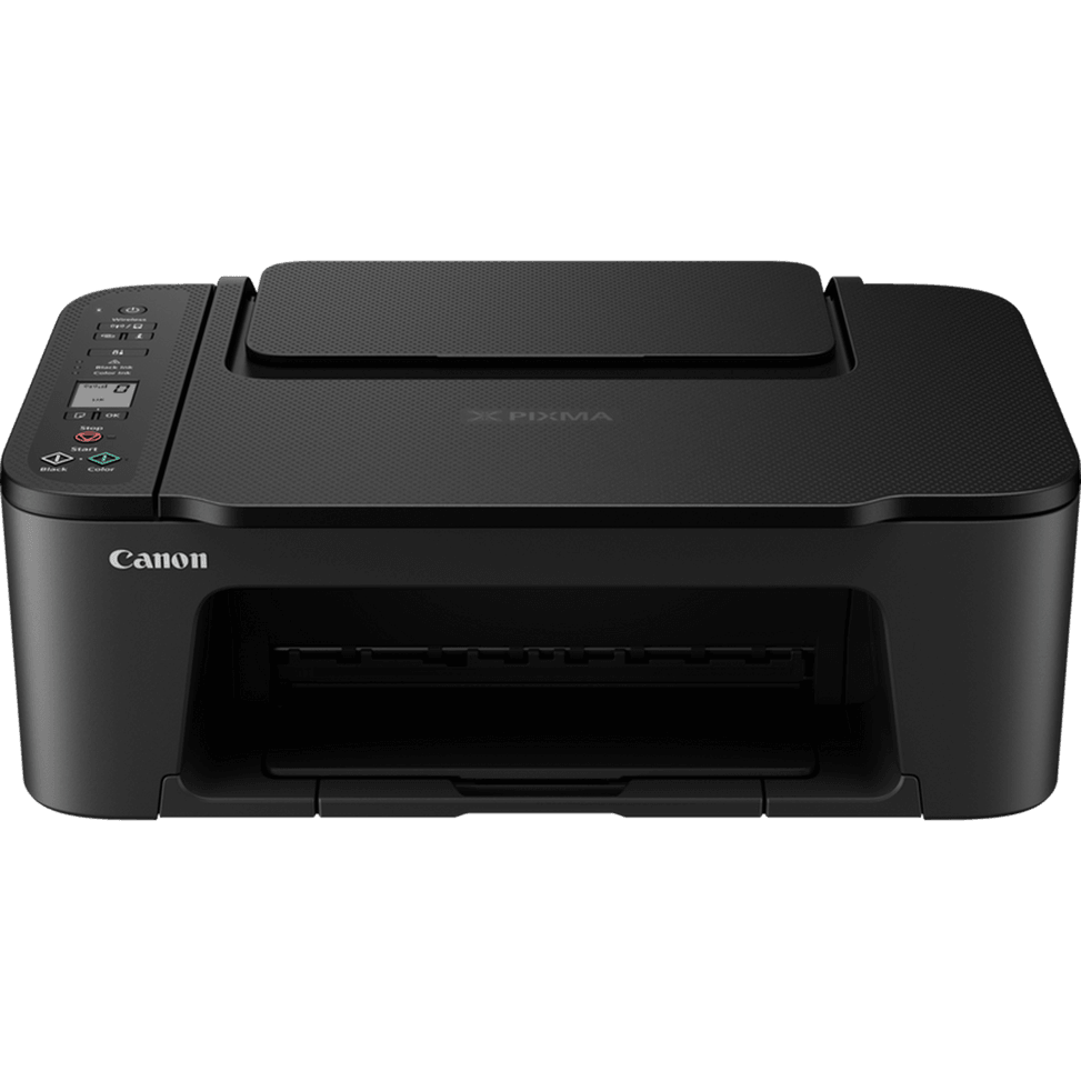 Imprimante photo jet d'encre couleur 3-en1 sans fil Canon PIXMA TS3550i, noire — image 1