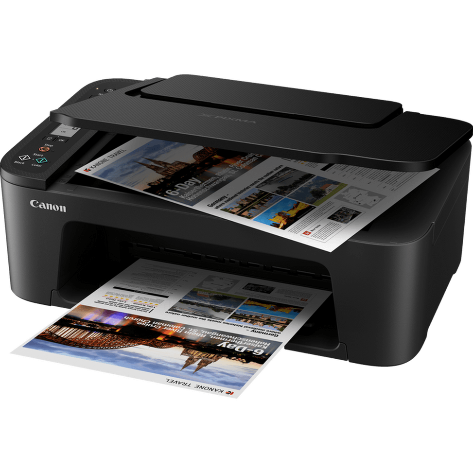 Imprimante photo jet d'encre couleur 3-en1 sans fil Canon PIXMA TS3550i, noire — image 5