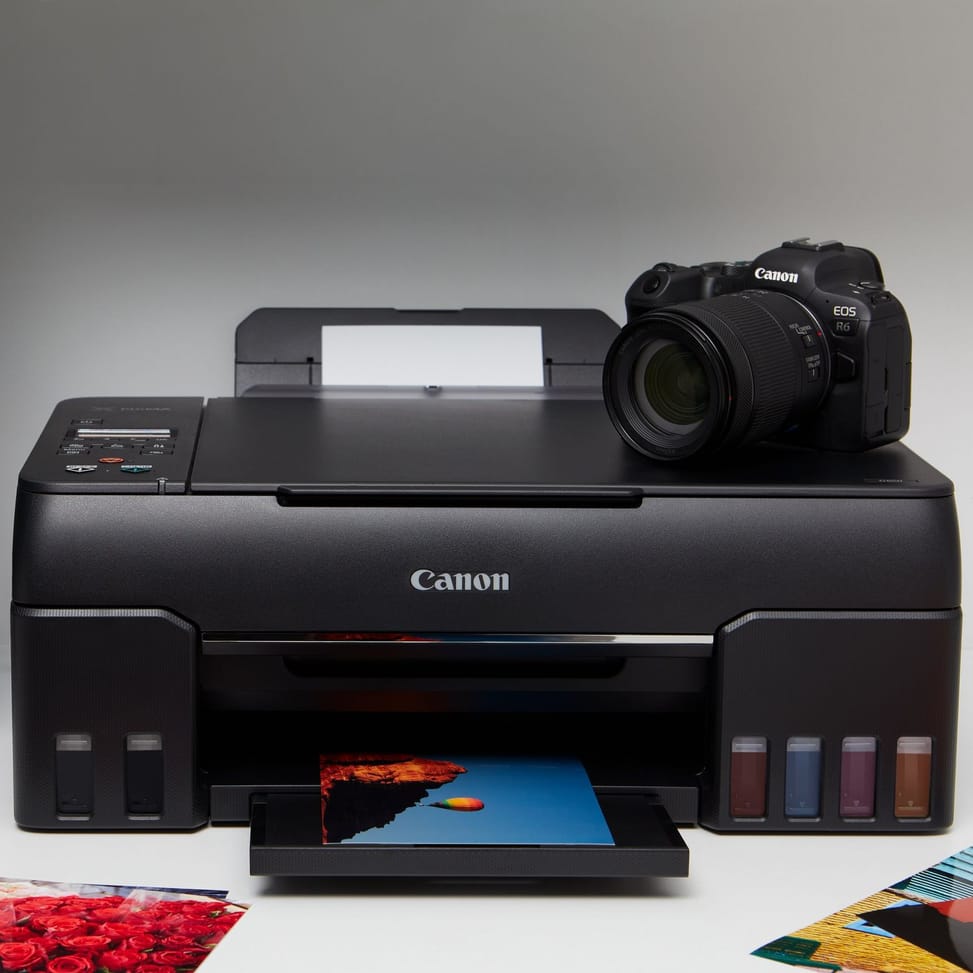 Imprimante photo jet d'encre MegaTank rechargeable 3-en-1 avec connexion sans fil Canon PIXMA G650 — image 12