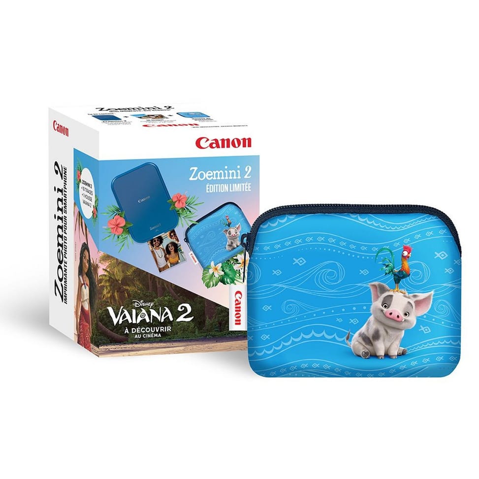 Edition limitée Canon Zoemini 2, bleu marine + Housse Vaiana 2 — image 3