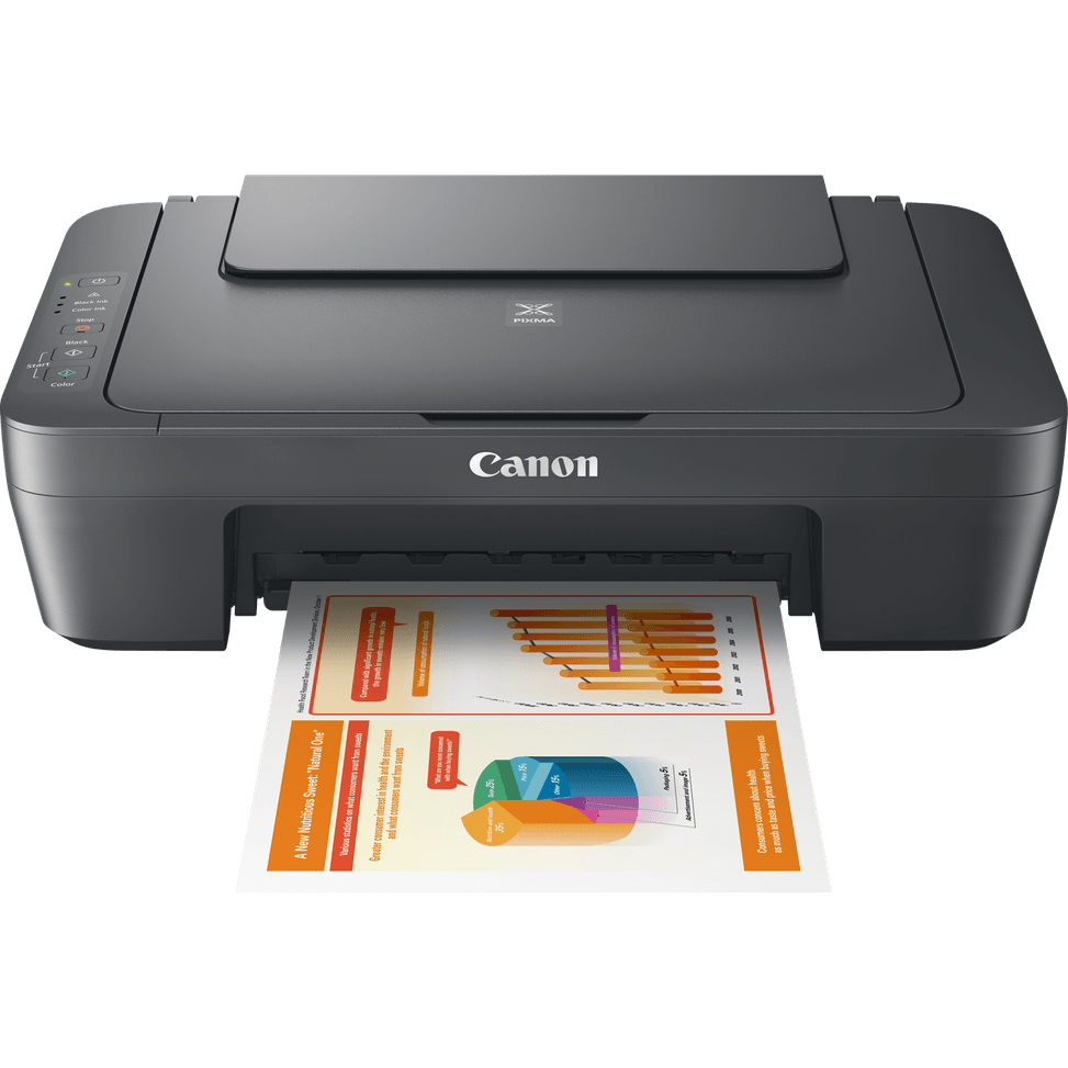 Imprimante jet d'encre couleur 3-en-1 Canon PIXMA MG2556S grise — image 2