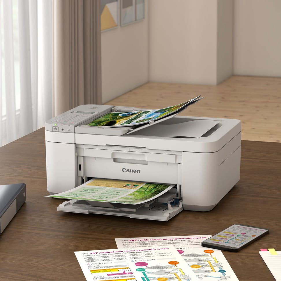 Imprimante multifonction Wi-Fi Canon PIXMA TR4756i, blanche — image 4